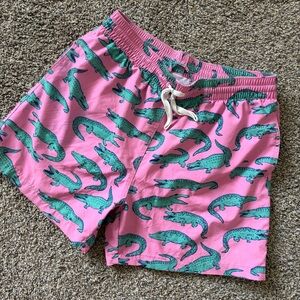 Chubbies Alligator Print Shorts Men’s M 5” Inseam Pink